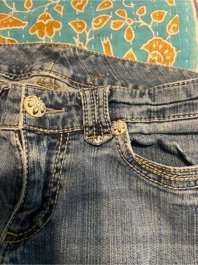 7 For All Mankind Light Blue Straight Leg Jeans
